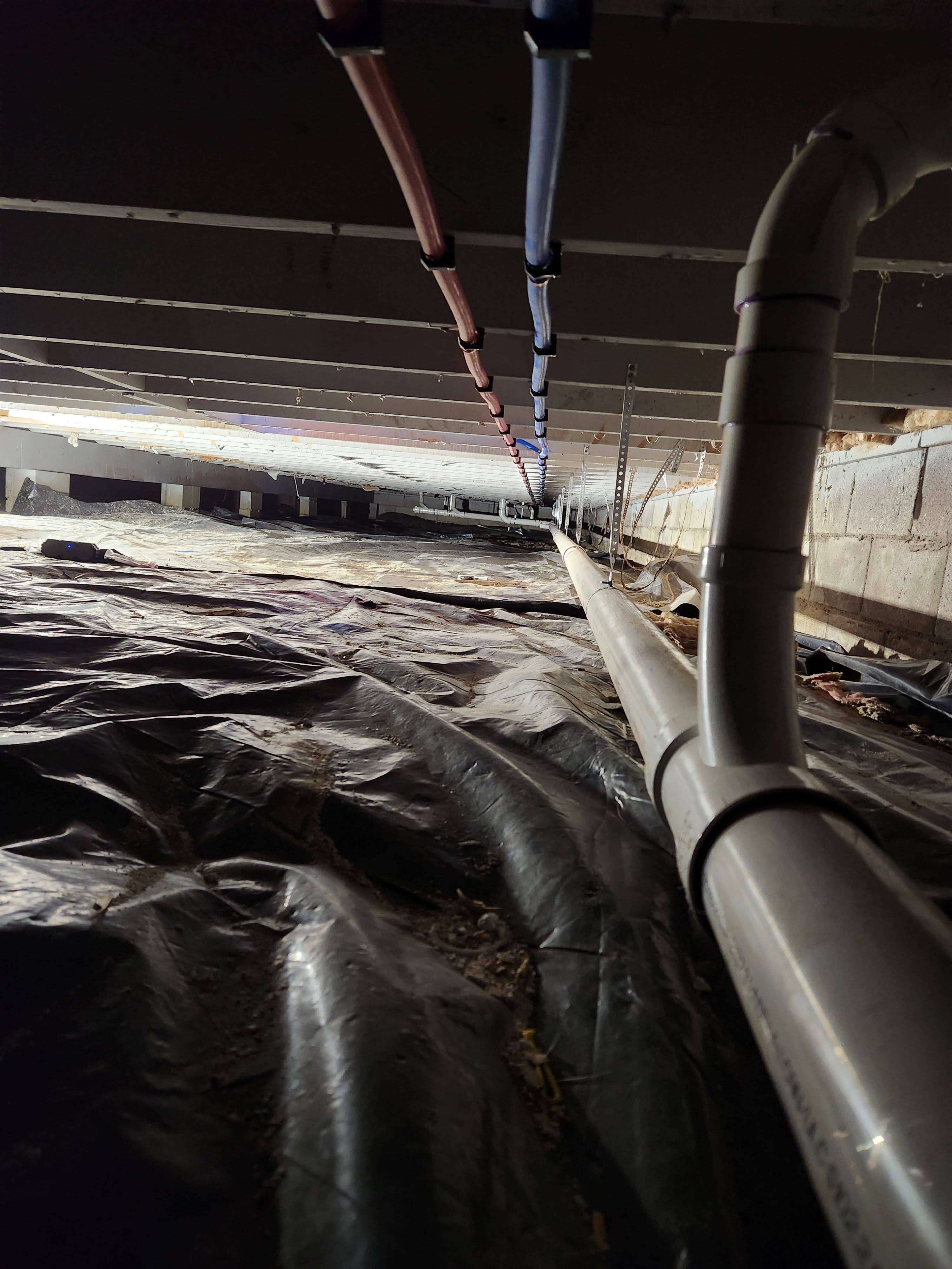 Crawlspace Pipe Replacement