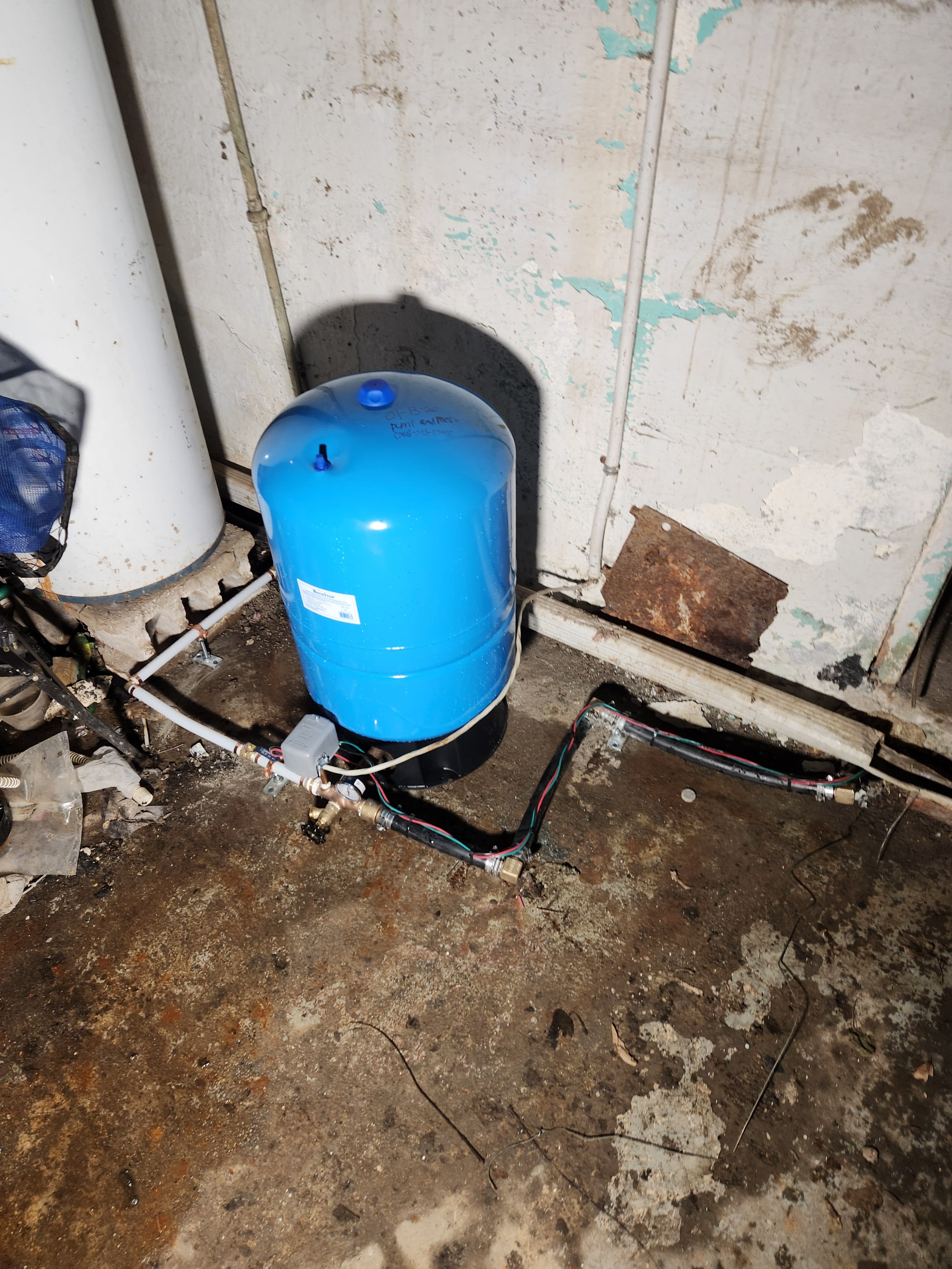 New Pressure Tank Installation